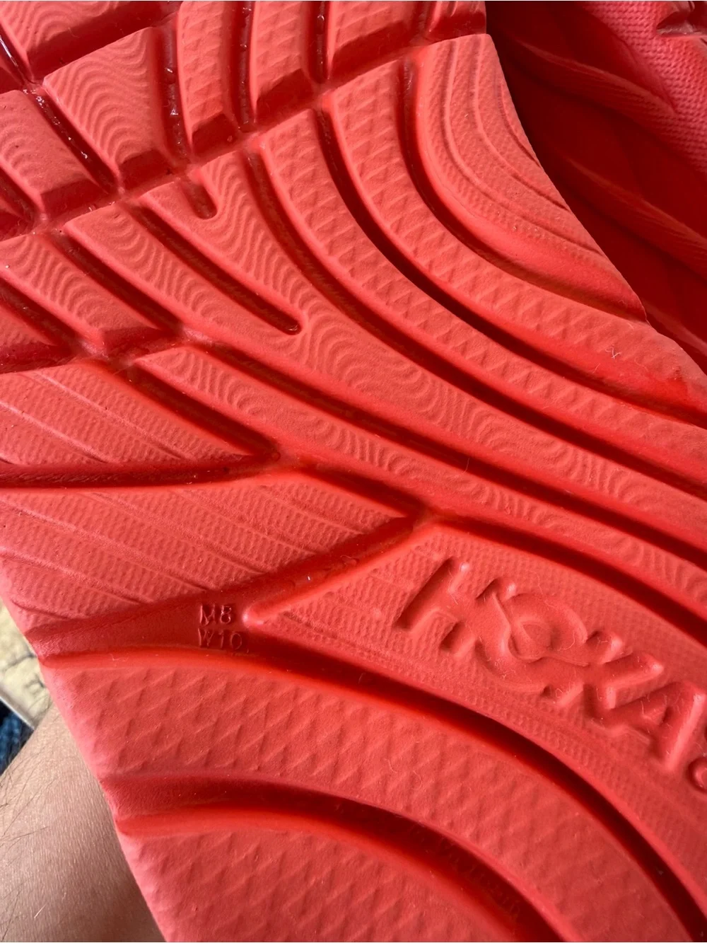 Hoka One One Ora Recovery Slide 2 Mens Size 8 Or Womens Size 10 Red Sandals